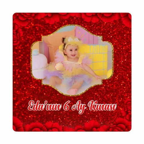 6 Ay Kınası Temalı Magnet